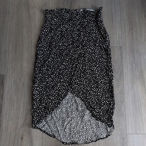 Urban Romantics Black and White Polka Dot Skirt